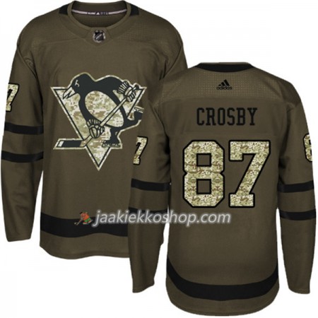 Miehille NHL Pittsburgh Penguins Pelipaita Sidney Crosby 87 Adidas 2017-2018 Camo Vihreä Authentic Miehille NHL Pittsburgh Penguins Pelipaita Sidney Crosby 87 Adidas 2017-2018 Camo Vihreä Authentic